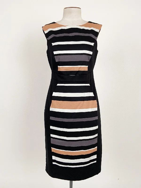 Oliver Black | Multicoloured Workwear Dress | Size 8