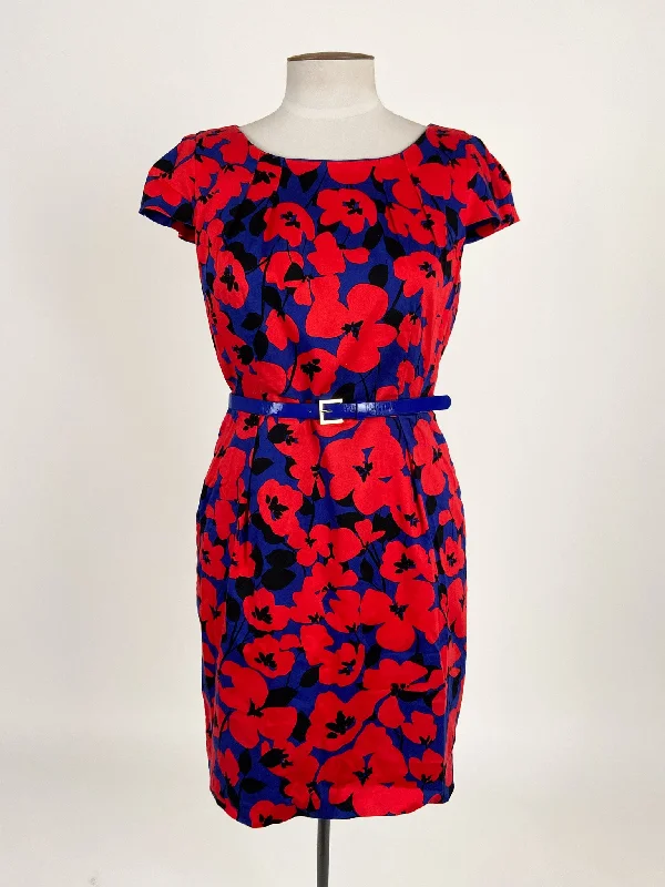 Portmans | Multicoloured Cocktail/Workwear Dress | Size 12