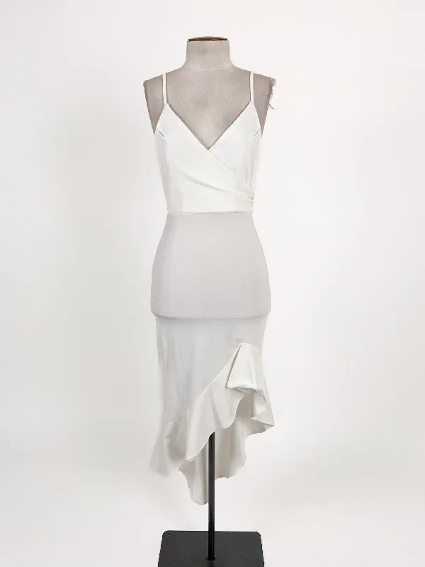 Shareen Collections | White Cocktail/Formal Dress | Size 8