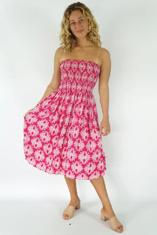 Smock Dress "Snowflake"