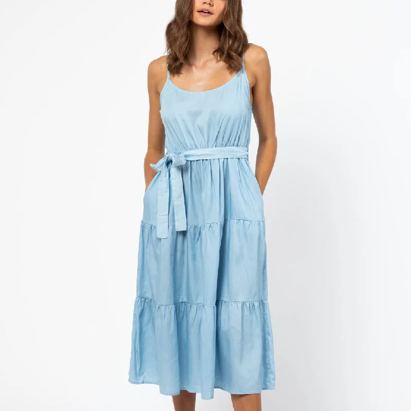 Tencel Singlet Dress - Baby Blue