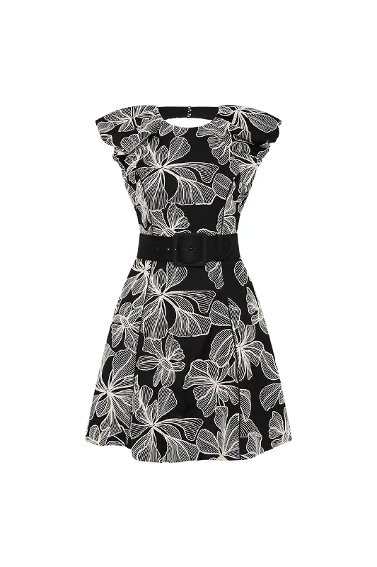 Amira Mini Dress Trendy Off-Shoulder Dress Mini
