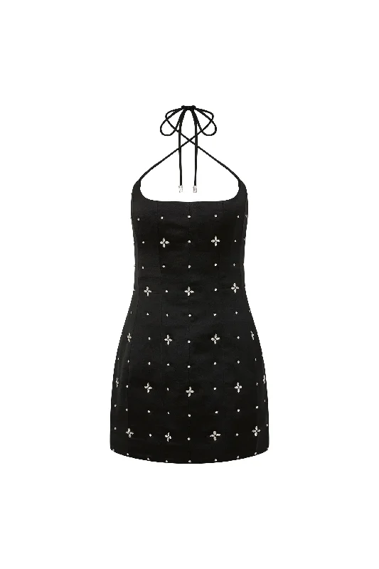 Eclipse Mini Dress Cozy Ribbed Mini Dress