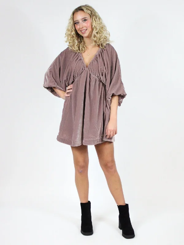 Free People Portia Velvet Mini Dress Fashionable Summer Mini Dress