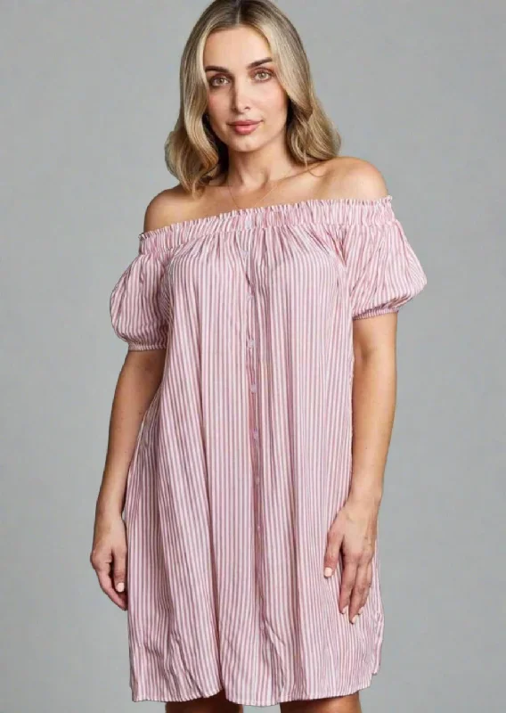 Ninexis Show Compassion Off The Shoulder Mini Dress Cozy Long Sleeve Mini Dress
