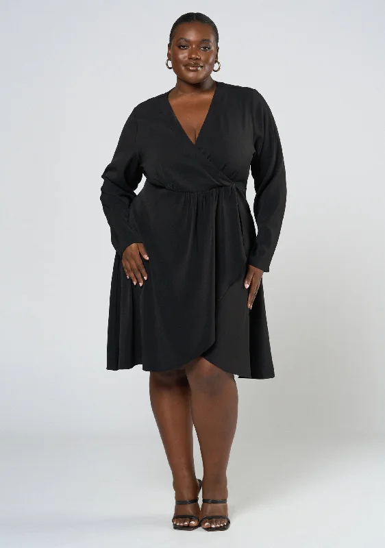 Olea Drape Mini Dress Chic Bohemian Mini Dress