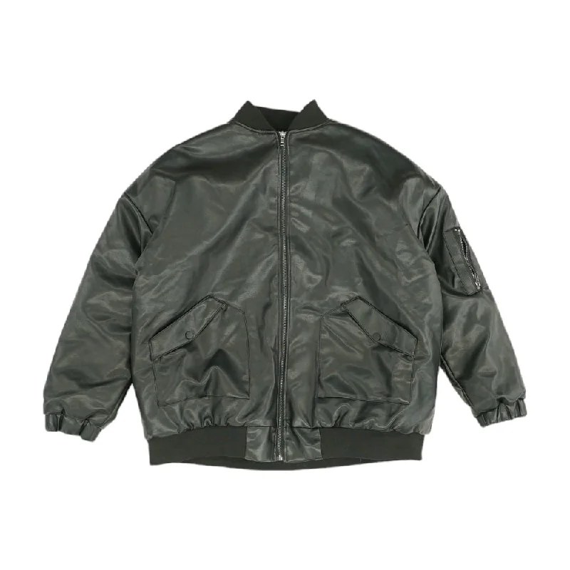 Black Solid Jacket Mesh Jacket Canvas Jacket Denim Jacket