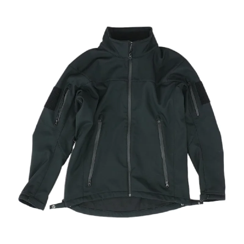 Black Solid Jacket Mesh Jacket Canvas Jacket Denim Jacket