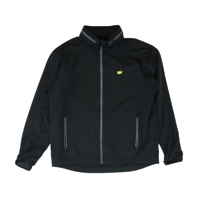 Black Solid Lightweight Jacket Fleece Jacket Down Jacket Parka