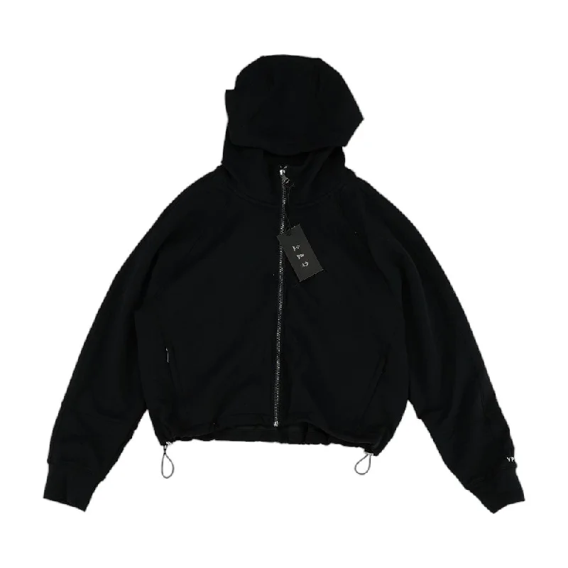 Black Solid Lightweight Jacket Elasticated Jacket Padded Jacket Insulated Jacket