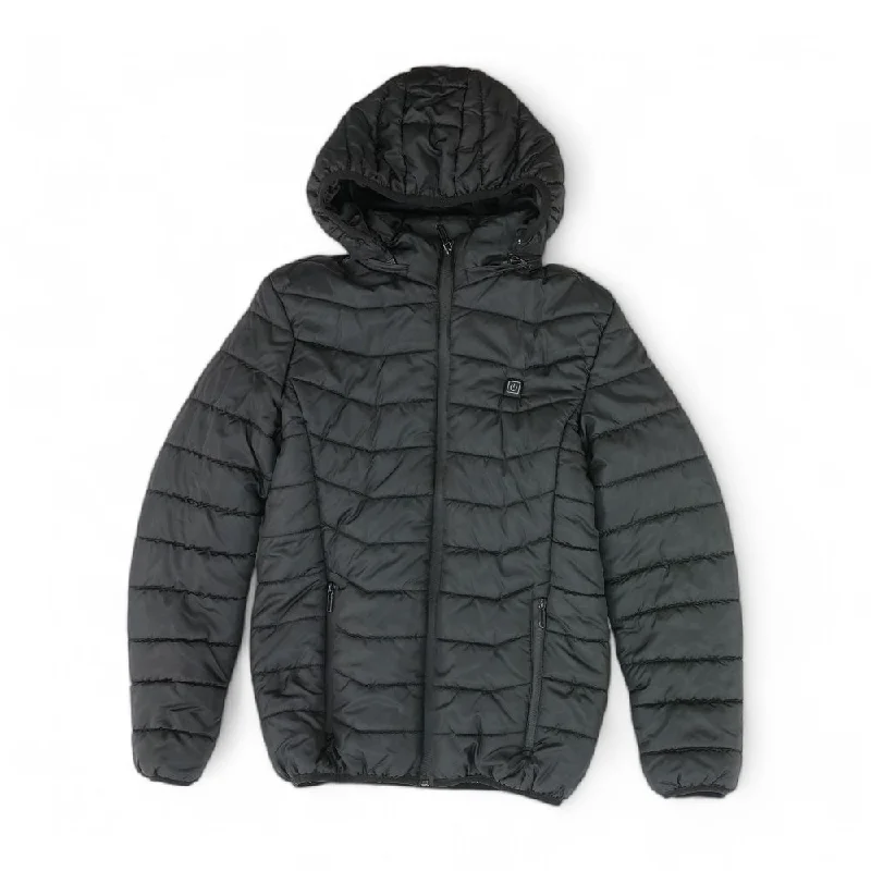 Black Solid Puffer Jacket Corduroy Jacket Velvet Jacket Brocade Jacket