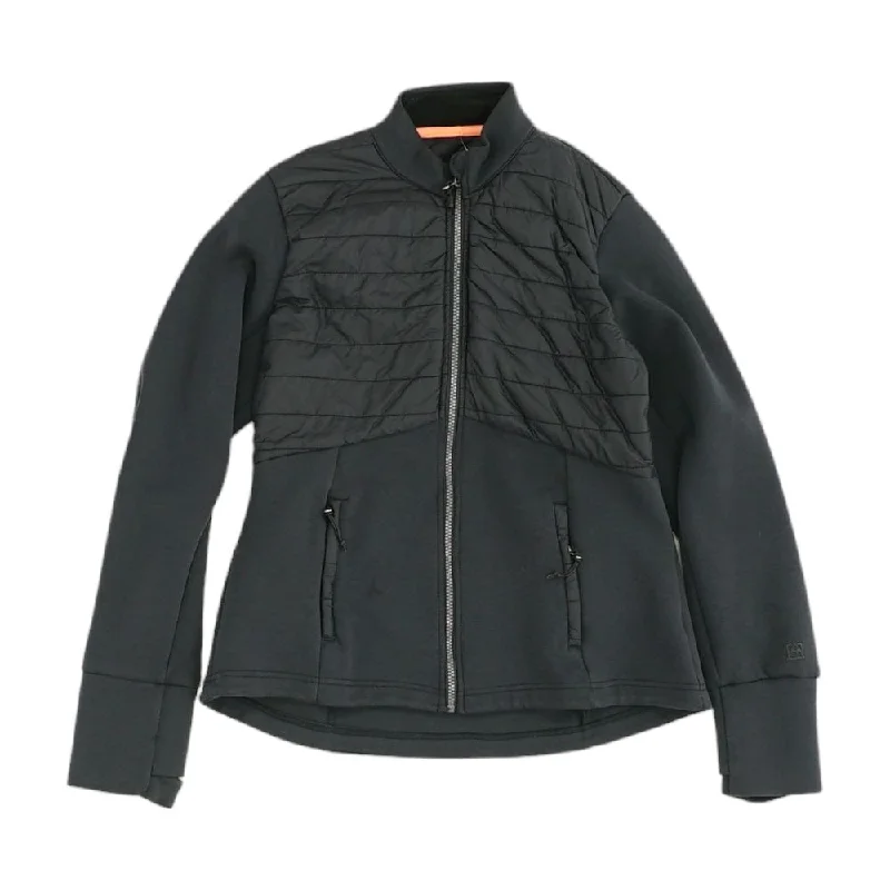 Black Solid Puffer Jacket Faux Fur Jacket Real Fur Jacket Shearling Jacket