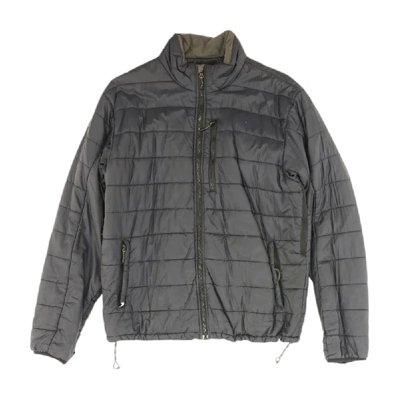 Black Solid Puffer Jacket Ribbed Jacket Pleated Jacket Ruffled Jacket