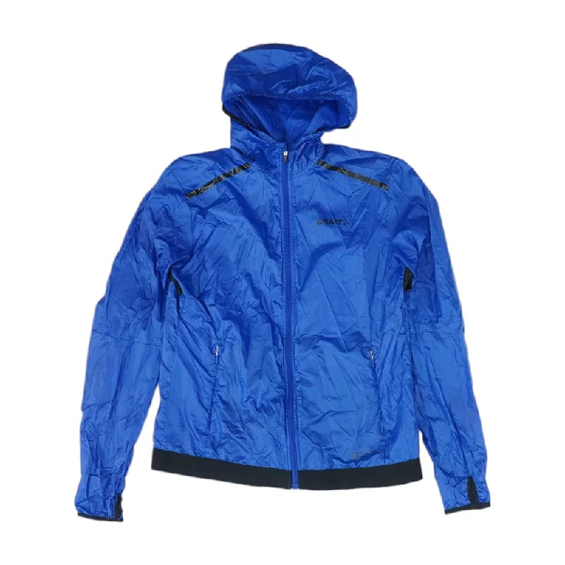 Blue Solid Lightweight Jacket Fleece Jacket Down Jacket Parka