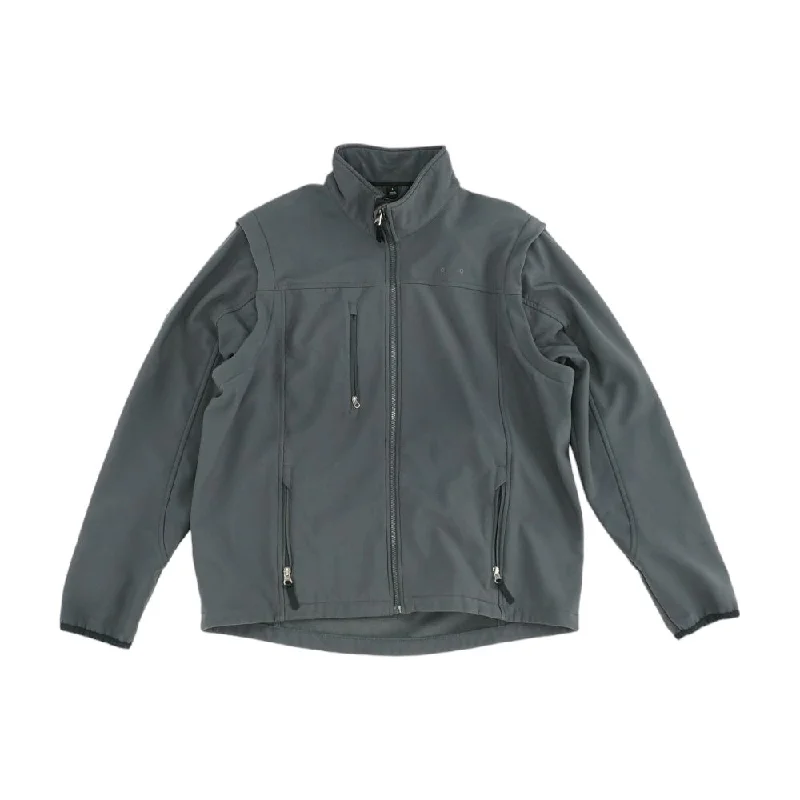 Charcoal Solid Lightweight Jacket Appliqued Jacket Beaded Jacket Sequined Jacket