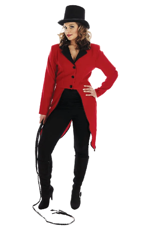 Circus Ringmaster Jacket Welt Pockets Slit Pockets Flap Pockets