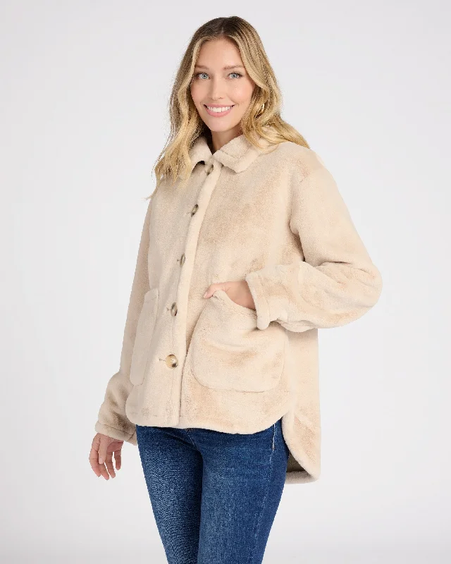 Faux Fur Jacket Rayon Fabric Velvet Fabric Corduroy Fabric