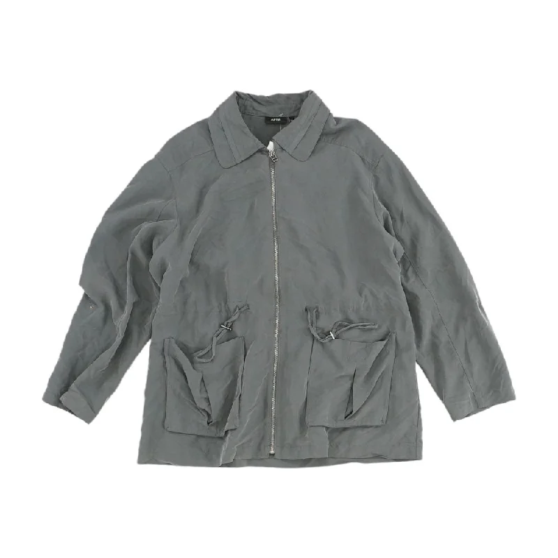 Gray Solid Lightweight Jacket Plaid Jacket Tartan Jacket Houndstooth Jacket