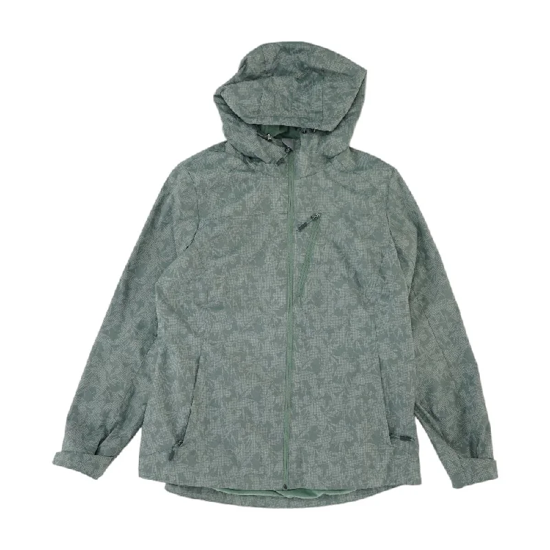 Green Floral Jacket Collared Jacket Crew Neck Jacket Turtle Neck Jacket
