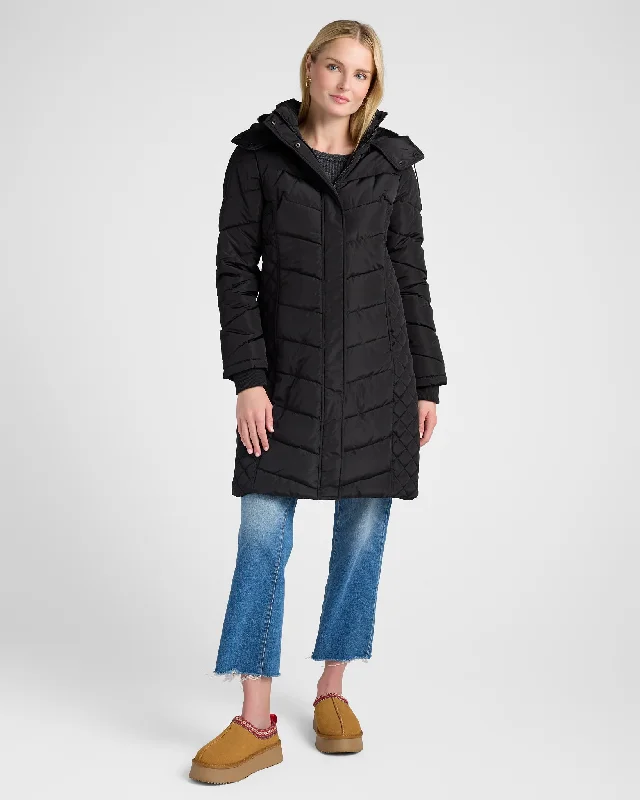 Hooded Puffer Jacket Insulated Jacket Fitted Jacket Loose Jacket