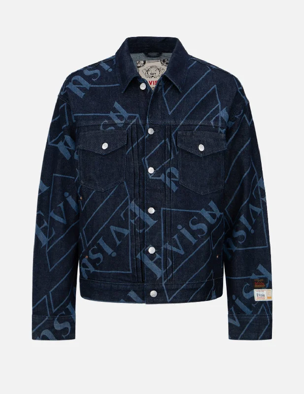 Logo Monogram Discharged Print Denim Jacket Appliqued Jacket Beaded Jacket Sequined Jacket