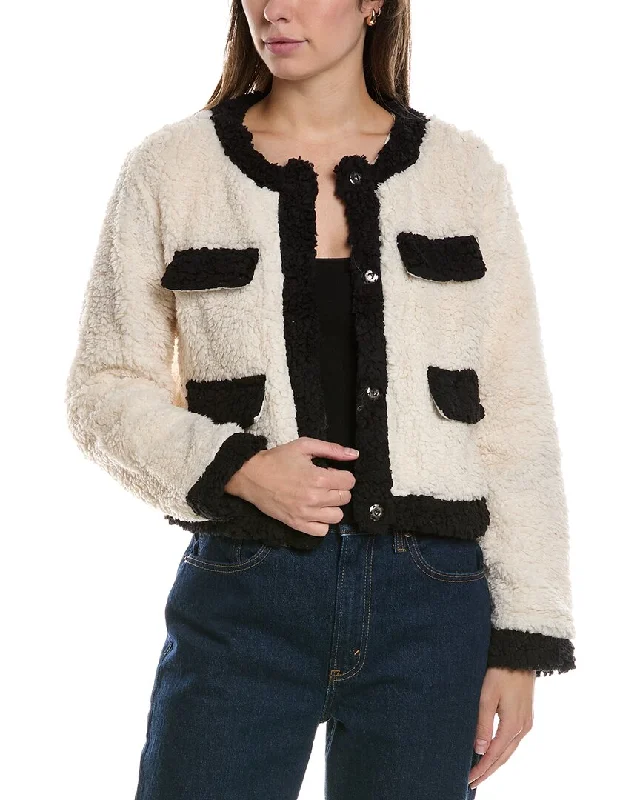 MEIVEN Sherpa Jacket Knit Fabric Woven Fabric Fleece Fabric