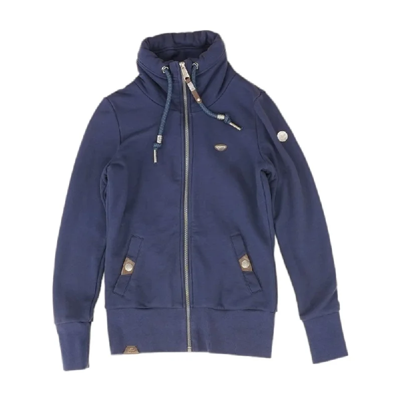 Navy Solid Lightweight Jacket Trench Coat Raincoat Waterproof Jacket