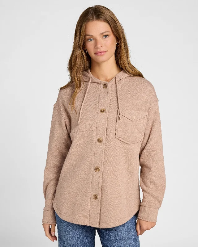 Shyla Jacket A-Line Jacket Boat Neck Shawl Collar