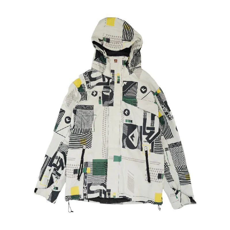 White Misc Jacket Toggled Jacket Drawstring Jacket Belted Jacket
