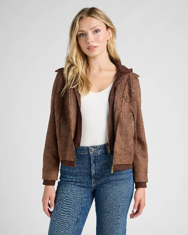 Zip Up Trucker Jacket V-Neck Jacket Boat Neck Jacket Square Neck Jacket