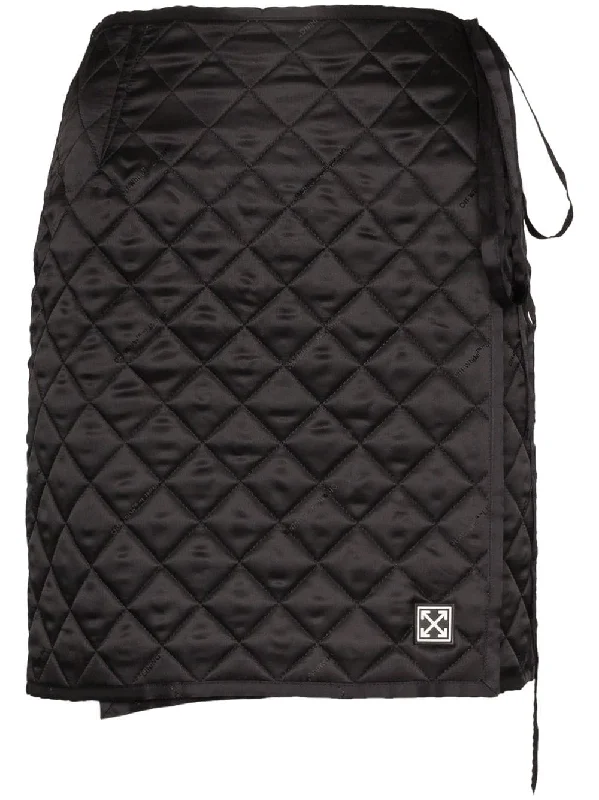 Quilted Mini-Skirt pencil skirt chic