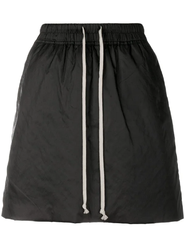 drawstring skirt a-line skirt cut