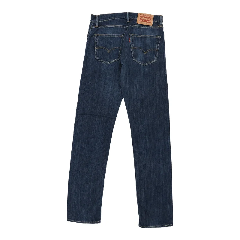 504 Levis Jeans - 30W UK 10 Dark Wash Cotton Classic Slim Fit Jeans