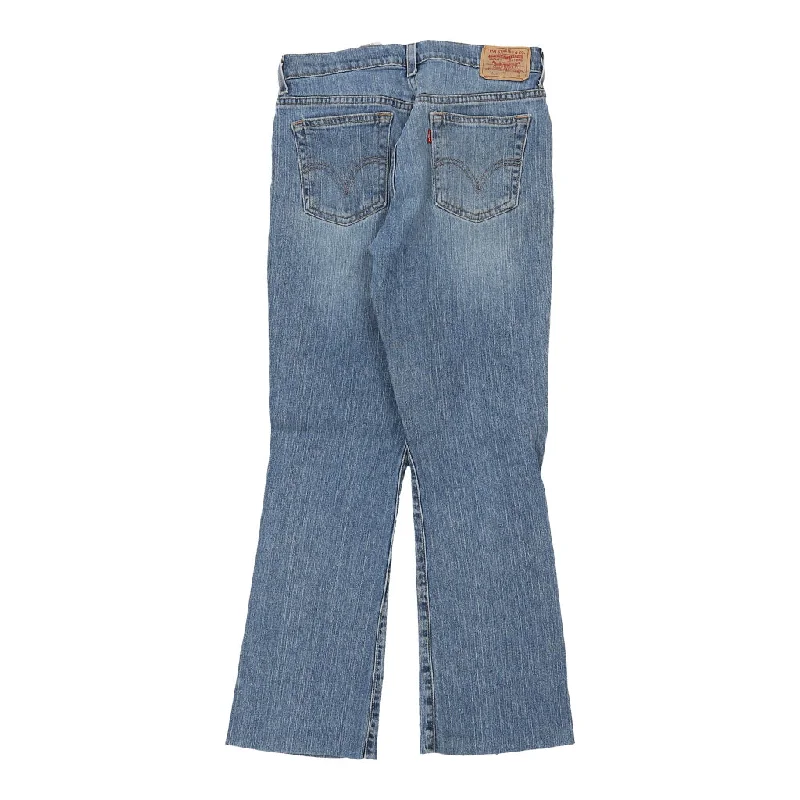 515 Levis Jeans - 31W UK 12 Light Wash Cotton Comfortable Folded Hem Jeans