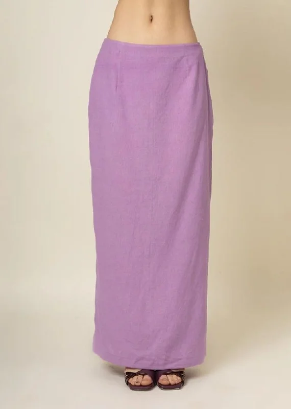 Abby Purple Skirt wool skirt warm