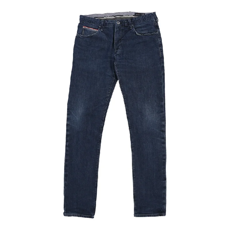Armani Jeans Jeans - 30W UK 8 Blue Cotton Trendy Classic Fit Jeans