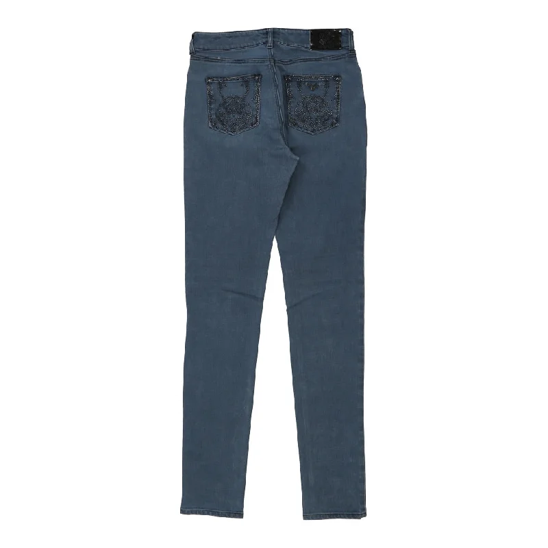 Armani Jeans Skinny Jeans - 30W UK 10 Blue Cotton Chic Faded Blue Jeans