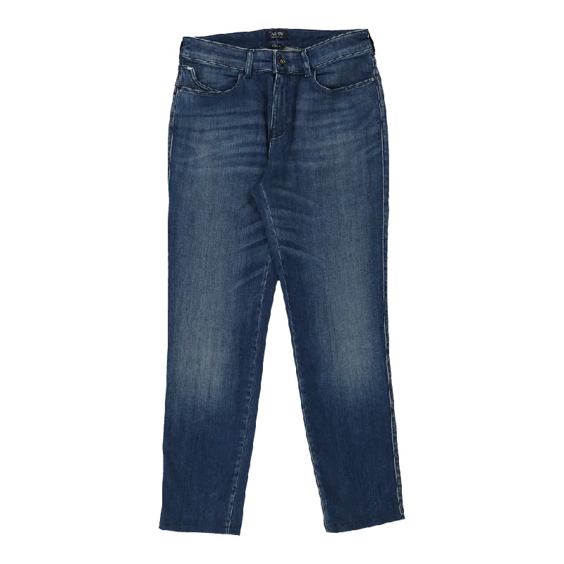 Armani Jeans Skinny Jeans - 30W UK 10 Blue Cotton Casual Light Wash Jeans