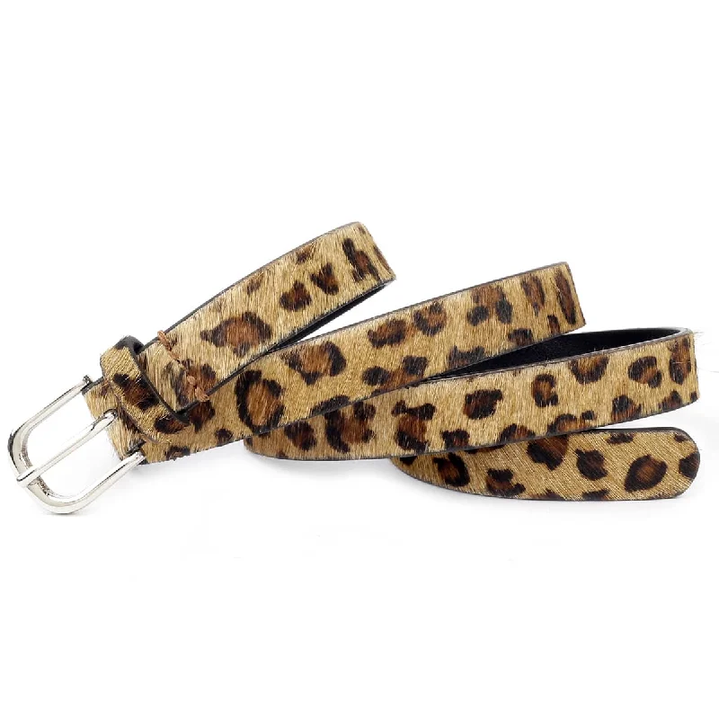 Bacca Bucci Women Leopard Print Belt for Jeans (Genuine Leather) Casual Wide-Legged Denim Jeans Bacca Bucci Women Leopard Print Belt for Jeans (Genuine Leather) Casual Wide-Legged Denim Jeans