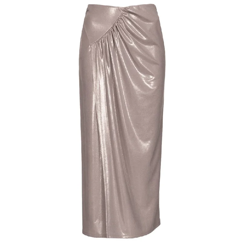 PINKO Beige Polyester Skirt lace skirt romantic