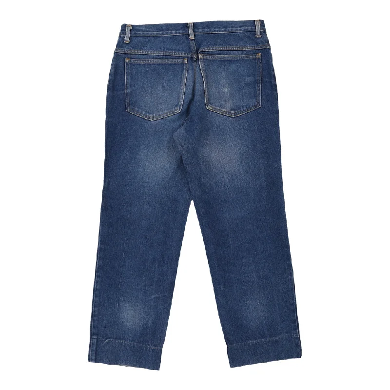 Benetton Jeans - 33W UK 14 Blue Cotton Comfortable Low-Rise Jeans