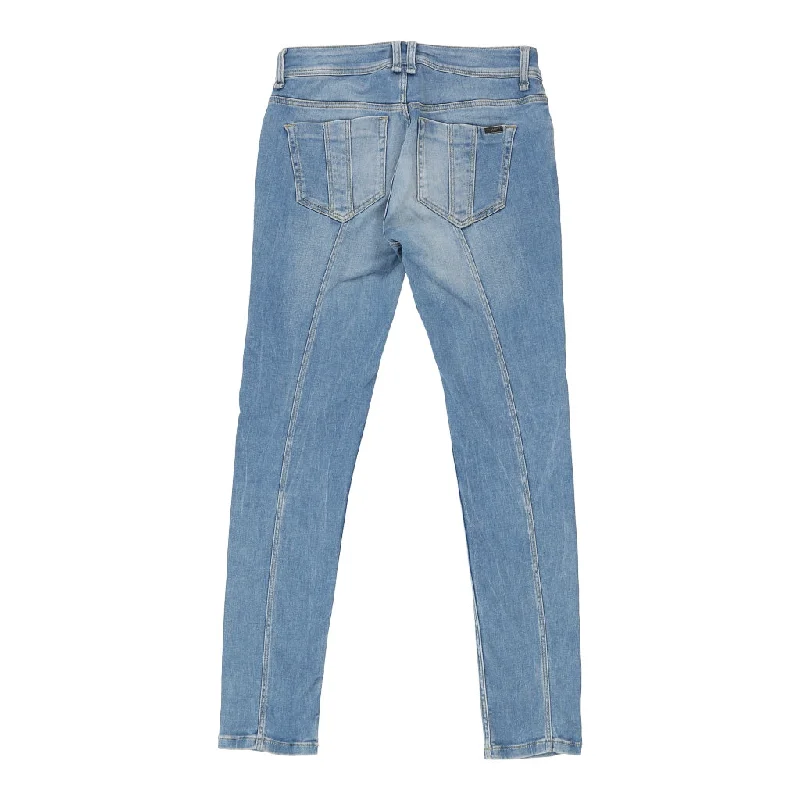 Burberry Jeans - 28W UK 8 Light Wash Cotton Casual Wide-Legged Denim Jeans