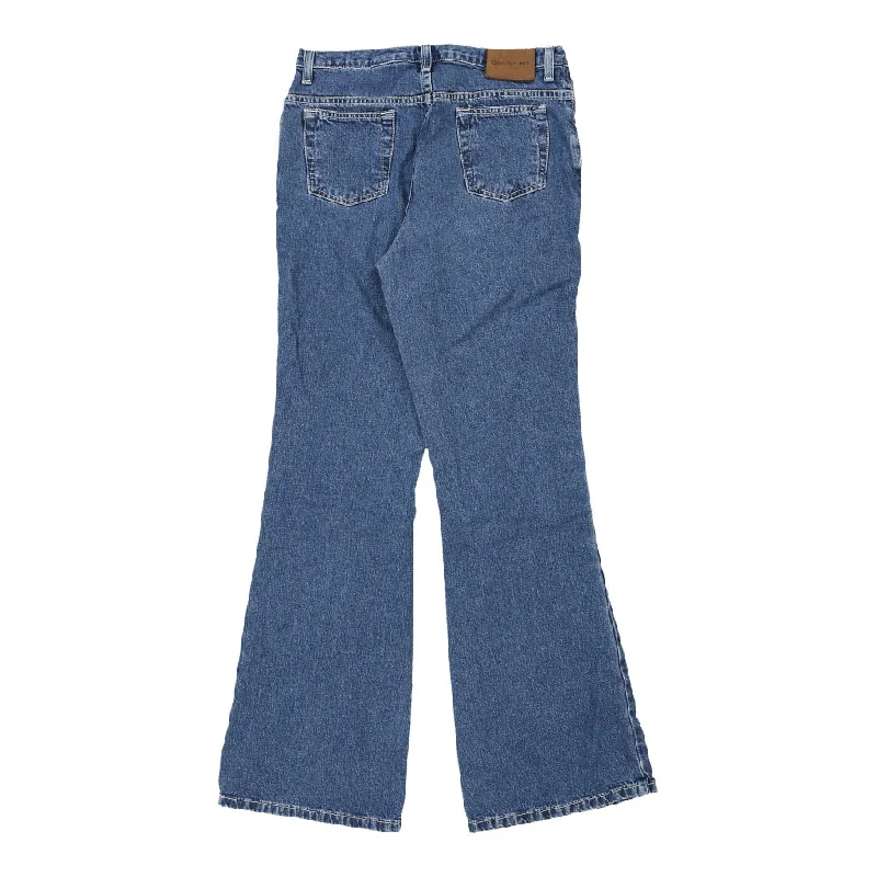 Calvin Klein Jeans - 28W UK 8 Blue Cotton Stylish High-Waist Jeans