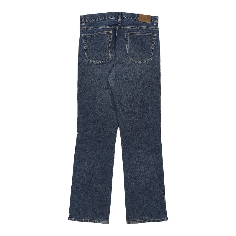 Calvin Klein Jeans - 32W UK 12 Dark Wash Cotton Trendy Layered Pocket Jeans