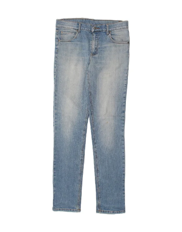 CHEAP MONDAY Womens Slim Jeans W31 L34 Blue Comfortable Dark Wash Jeans