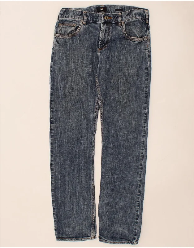 DC Womens Skinny Jeans W32 L32 Blue Cotton Fashionable Straight Fit Denim