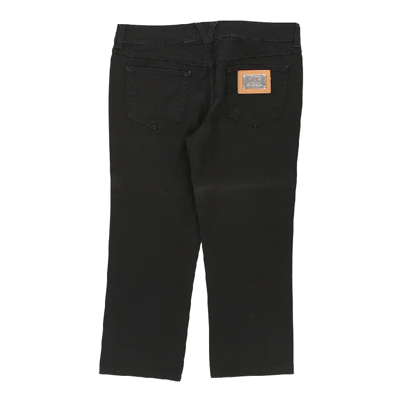 Dolce & Gabbana Jeans - 32W UK 12 Black Cotton Fashionable Straight Fit Denim