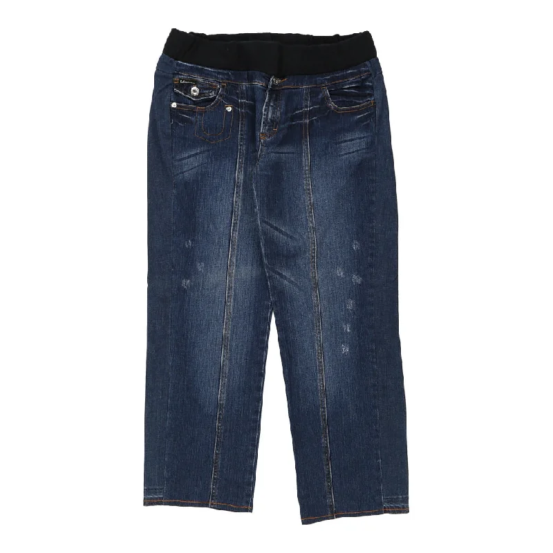 Dolce & Gabbana Jeans - 32W UK 12 Blue Cotton Elegant Bootcut Fit Jeans