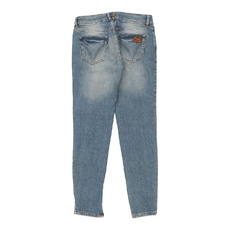 Dolce & Gabbana Skinny Jeans - 31W UK 10 Blue Cotton Comfortable Mid-Rise Jeans