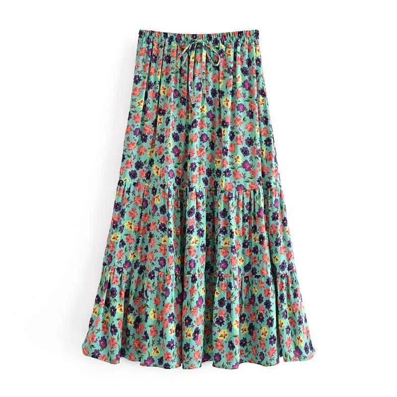 Fabiana Maxi Skirt lace skirt intricate